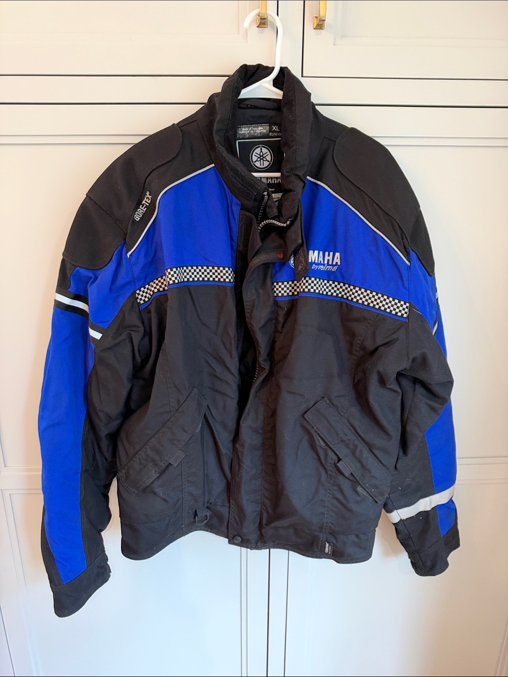 Yamaha Black and Blue Performance Riding Jacket